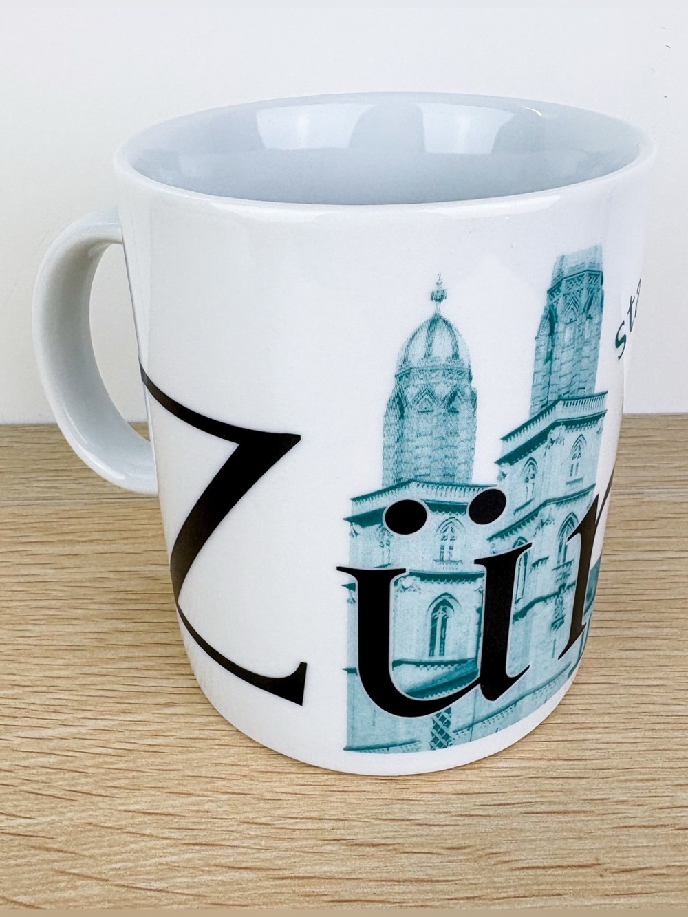 Starbucks Zurich 2002 City Mug Collector Series Mug Switzerland Vintage NEW 16oz